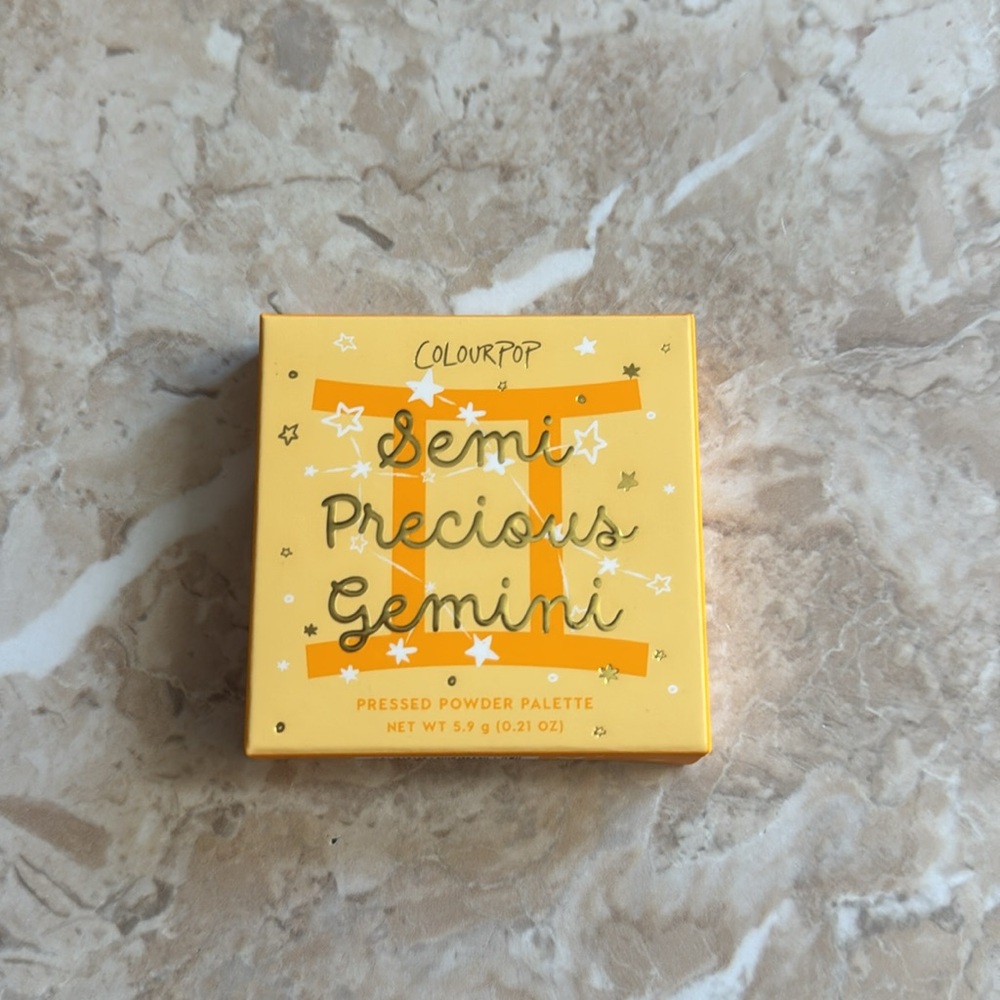 COLOURPOP Semi Precious Gemini Pressed Powder Shadow Quad Eyeshadow Palette NEW - Picture 4 of 5
